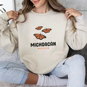 Michoacan Mexico Unisex Sweatshirt - Mexican Gift With Cute Style Cotton Fit