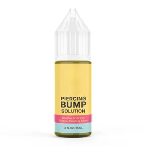 Piercing Bump Solution & Keloid Bump Removal | Soothing Piercing Aftercare for Piercing Bumps & Keloid Scar Removal | Ear & Nose Keloid Bumps Piercing Aftercare Solution Oil | 0.5 oz Natural Liquid Remedies