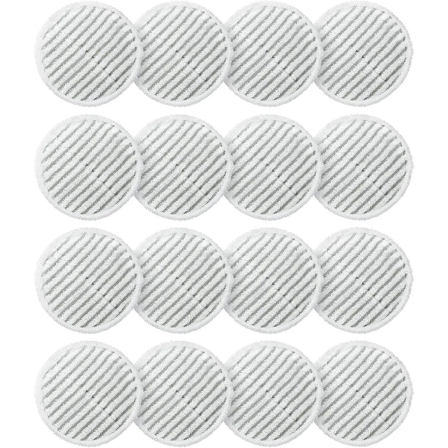 4 Pack Replacement Steam Mop Pads for Shark S8201 S7001 S8001 S7201 S7000AMZ S7000 S7005 S7020 S7001C Steam Mop, Steam & Scrub All-in-One Scrubbing and Sanitizing, Dirt Grip Scrub Washable Pad