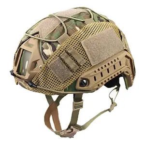 Quick-Dry Helmet Cloth Camouflage Face Shield Elastic Cord Camouflage CP Helmet Cloth Modified Tactical Accessories Detachable Face Shield,summervibes Sports Protective Gear