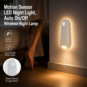 LED Smart Motion Sensor Night Light, Toilet Seat Lights, USB rechargeable 8Color Lamp for Summer Corridor WC Camping Home Decor