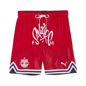 PUMA Mens Hoops X Fc Red Bull Salzburg Shorts Casual Bottoms Casual - Red