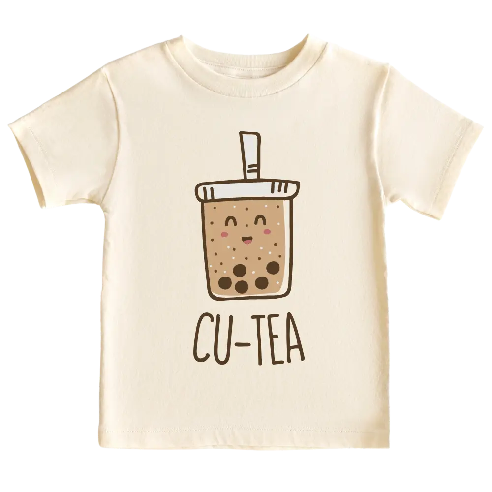 Milk Tea Kid Tshirt Baby Onesie® Cu-Tea Boba Baby Bodysuit Newborn Outfit Baby Shower