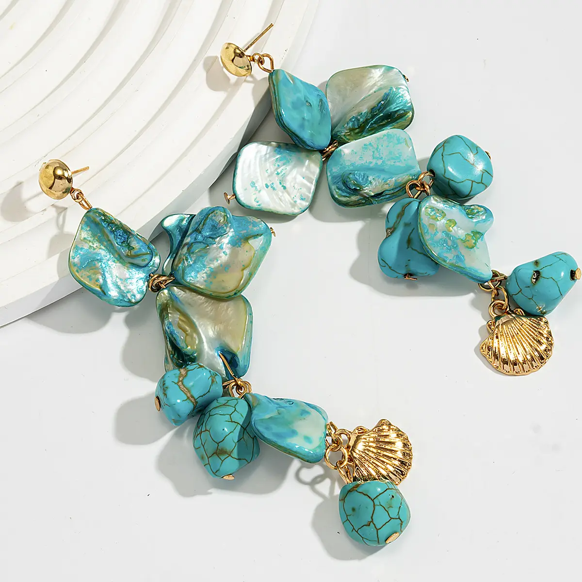 13 Blue earrings 3353