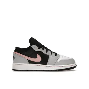 Jordan Kid's 1 Low Black Grey Pink, from StockX