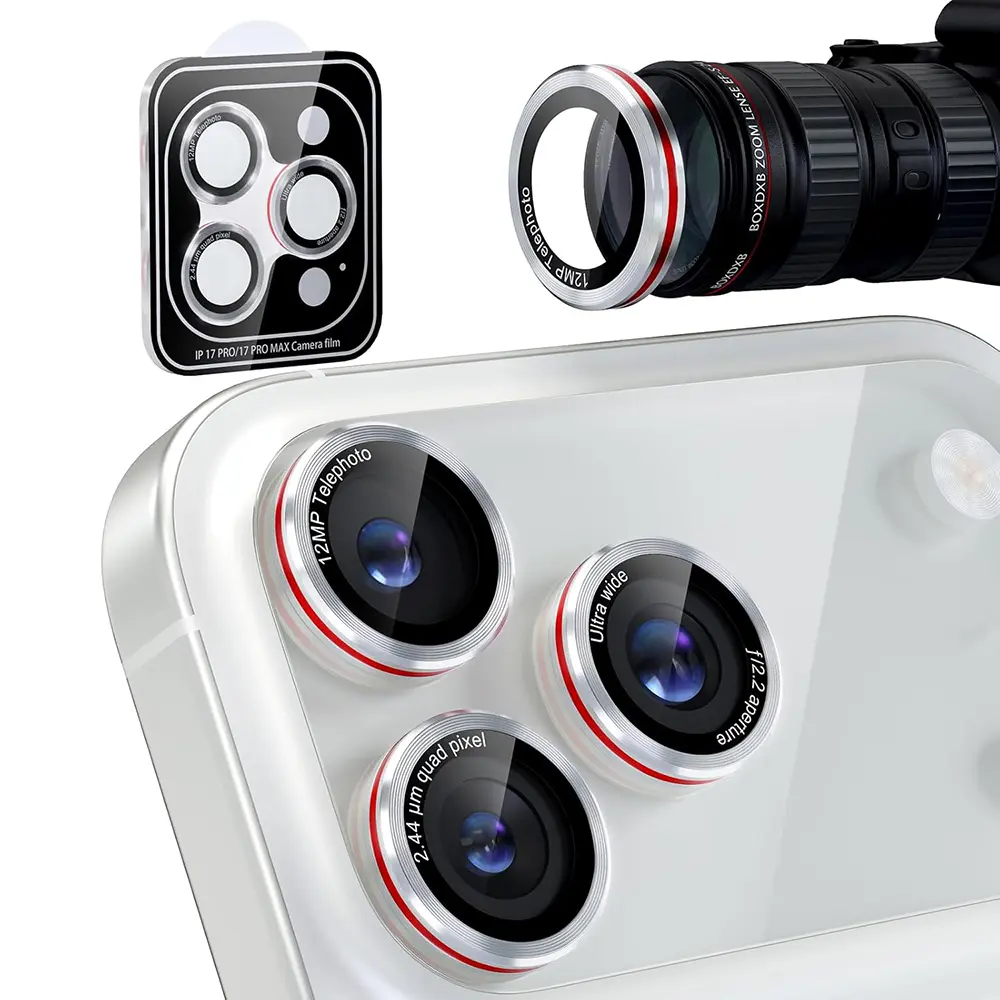 Camera Lens Protector for iPhone  17 17 Pro Max 17 Air Ultra-tough HD Individual Lens Protectors Ultra-thin Tempered Glass 1 Pack, Accessories, Smartphone Protective Protection