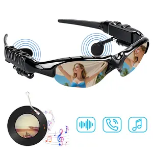 Smart Glasses Polarized Bluetooth Sunglasses with Mic & Speakers Voice Assistant Audio Polarized Sunglasses Lightweight Sun Glasses with UV Protection for Driving Fishing Golf