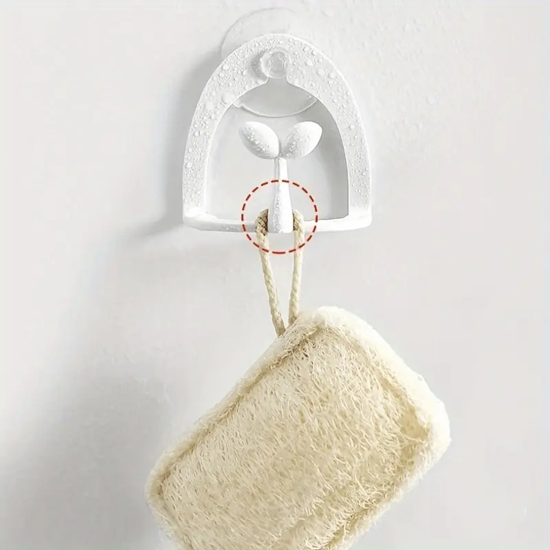 Kitchen Sink Sponge Holder, Plastic Dish Cloth Storage Rack with Suction Cups, Multifunctional Draining Shelf for Sink Accessories and Small Items Organizer