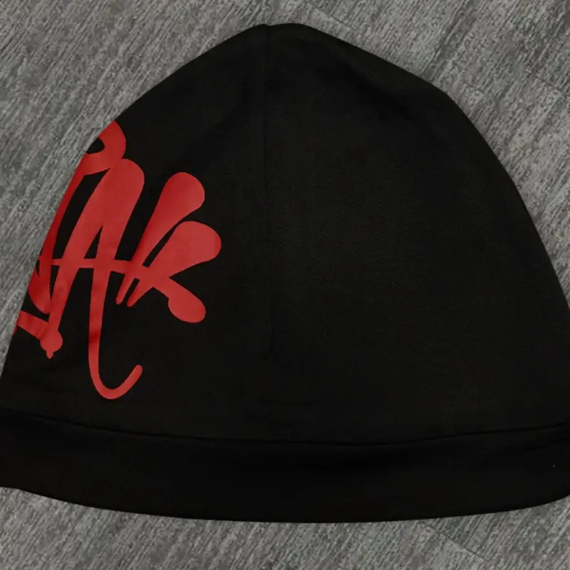 Men's Stretch Hair Cap, Casual Fashion Vintage Print Hat, Unisex All-Season Headwear, Slim-Fit Daily Wear Accessory, Beanie Fitted, Casual Trendy Hat