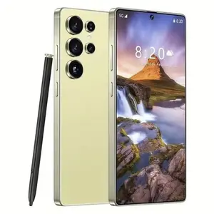 New 2025 Android 14 Smart phone,Type-C Charging Cable, Case, 6.8-inch Display Screen Protector,  Stylus, Earphones,  Screen Protector - Perfect Holiday Birthday Gift