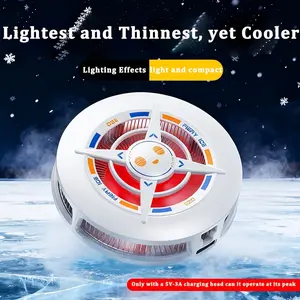 2026 New USB Mini Magnetic Radiator Cooler for Smartphones & Tablets, Low-Noise Lightweight Quick-Cooling Fan, Ideal for Mobile Gaming & Live Streaming