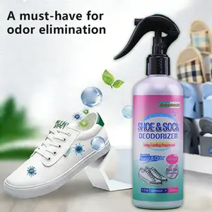 Foot and Shoe Deodorizer Spray, Deodorant and Smell Remover, 24-Hour Freshness Foot Odor Eliminator for Feet Extra Strength Fresher for Smelly Shoes & Stinky Feet Spray，10.15 fl oz