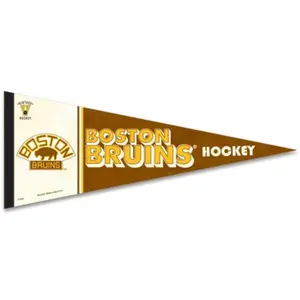 Wraft  12 x 30 in. Boston Bruins Premium Style Vintage Design Pennant