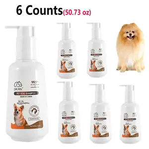 6Count  Hypoallergenic Dog Shampoo, Curly & WavyCoated Dog & Puppy Shampoo, Conditionerand Deodorizer, Formulated to Tackle Tanglesand Restore Curls, This Hypoallergenic Dog Shampoo Saved My Itchy Golden Retriever!