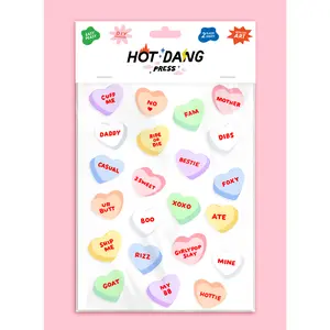 Conversation Hearts Sheet Set