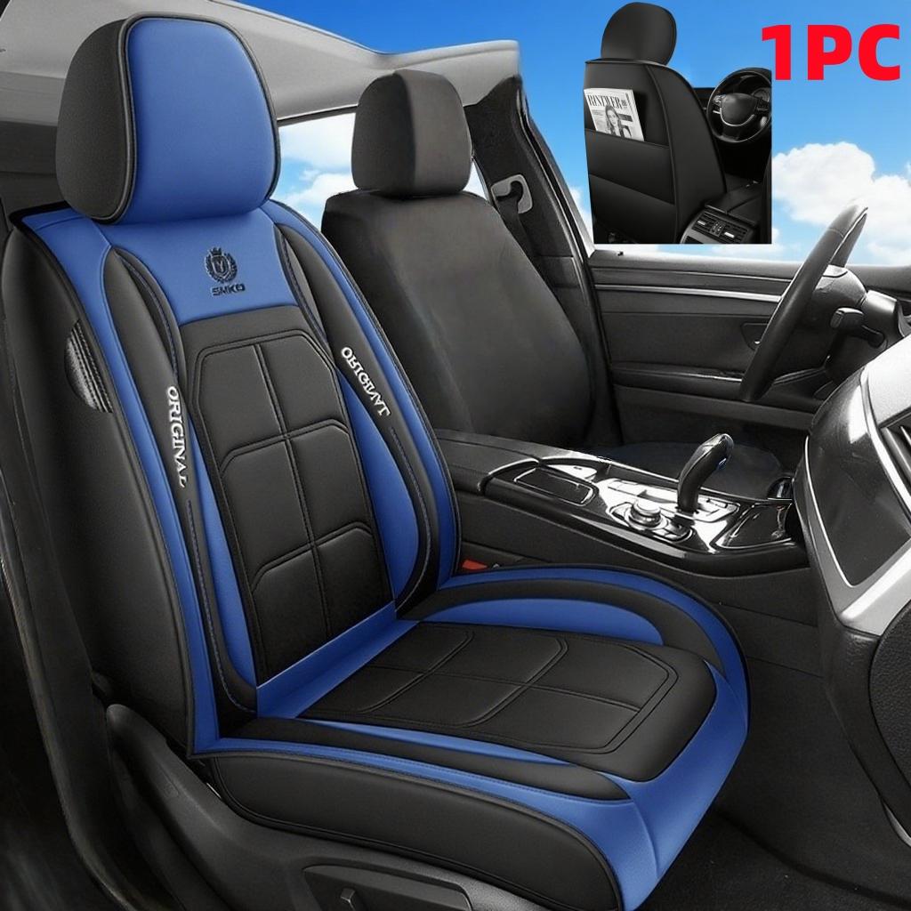 Artisanal Leather 1PC Car Seat Cover - Waterproof & Wear-Resistant PU Leather - Durable for All Seasons - Soft & Comfortable - Anti-Fouling - Protects Car Seats