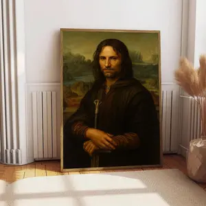 The Mona Aragon – Funny Fantasy Meme Poster for Room Decor Artistic Wall Decoration (No Frame)