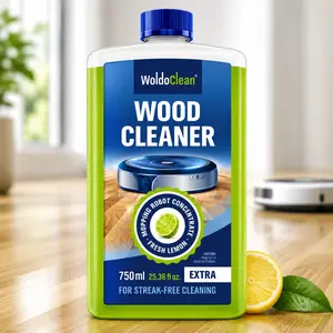 Robot Mop Floor Cleaner Concentrate – 25 oz (75–150 Uses) – Safe for Sealed Hardwood, Laminate & Vinyl – Lemon Fresh, Streak-Free Formula