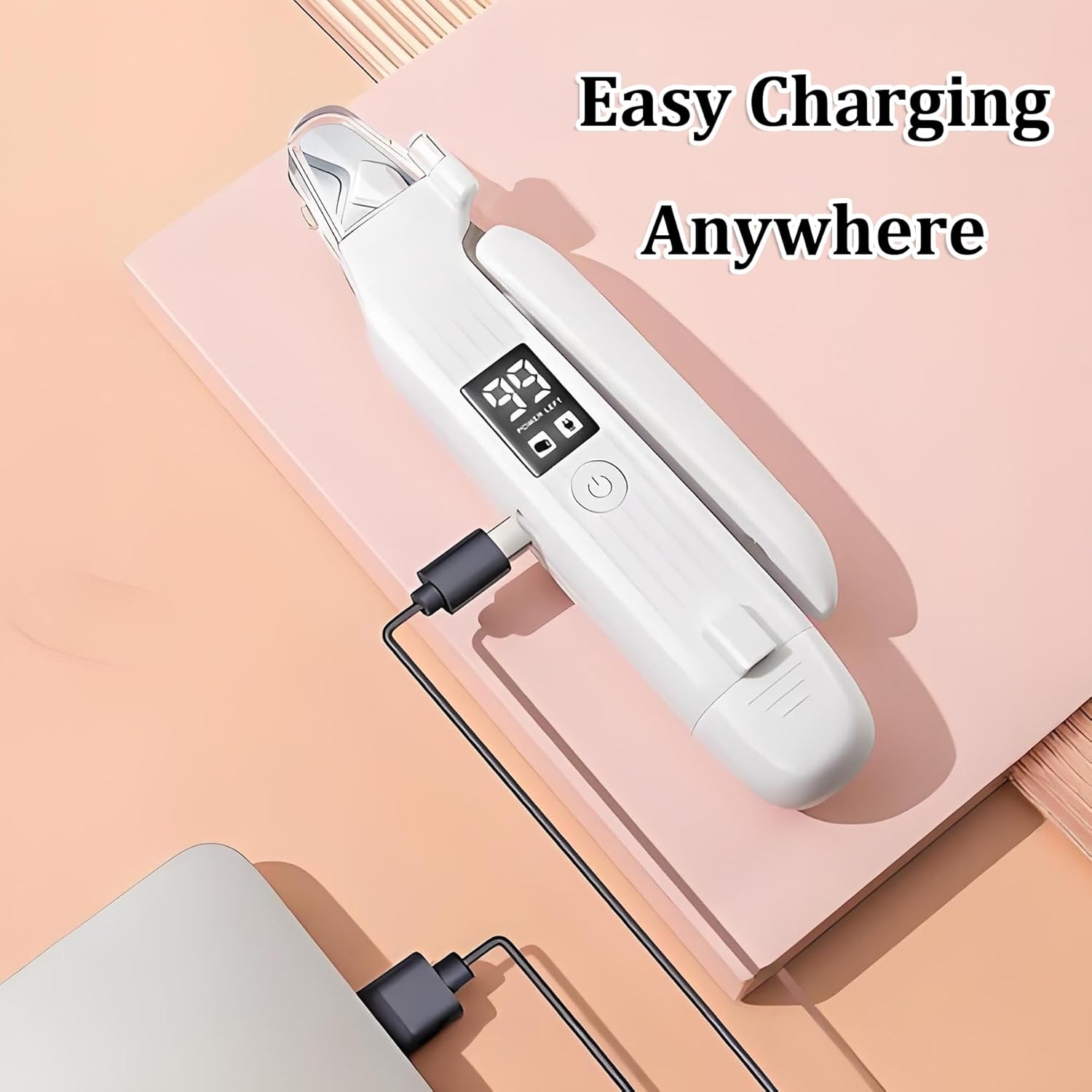 2 in 1 Dog Nail Trimmers & Clippers with LED Lights & Display,Splash Guard,Multiple Grinding Methods, Ultra-Quiet,USB Rechargeable, for Small, Medium, and Large Cats & Dogs