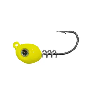 Dock Shooter Jighead - 3 pack (premium heavy duty hook, springwire keeper, best dock shooting crappie jigs)