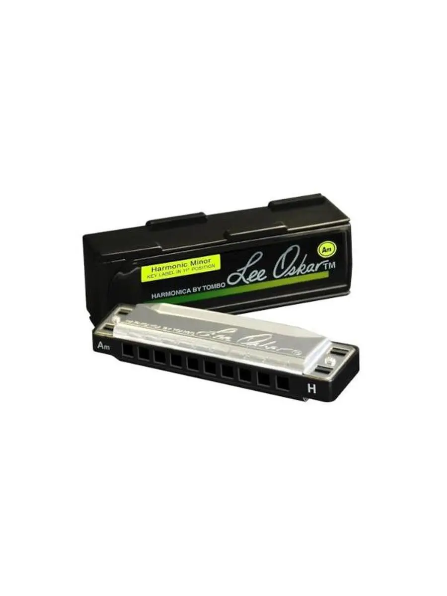 Lee Oskar 1910H-LOWE-U 10-Hole Diatonic Harmonica - Harmonic Minor Deep E, Brass Reed Plates, Brass Reeds, Portable Wind Instrument for Ethnic Music, Portable Wind Instruments