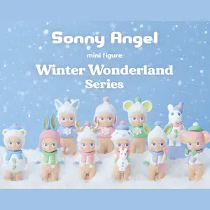 MOMANGO | Sonny Angel Mini Figures – Winter Wonderland Series Mini Figures | Cute Kawaii Collectible Figure | Blind Box Surprise Toy | Aesthetic Desk & Room Decor | Japanese Mini Figure | Perfect Gift for Figure Collectors