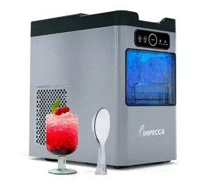 Impecca Countertop Self Cleaning 35lb Soft Nugget Ice Maker