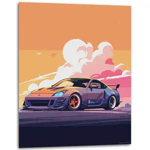 Coupe | 350Z Poster - Car Posters for Boys Room - Car Wall Decor - Car Room Decor - Car Posters for Men | 11x14 Inches Unframed