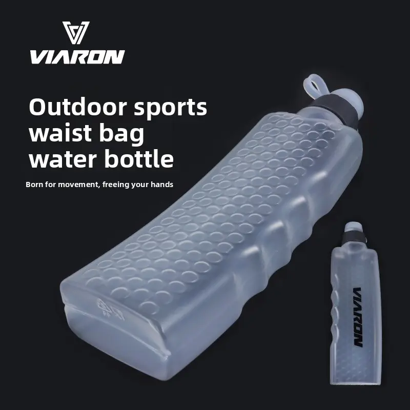 Curved PP5 Plastic Sports Water Bottle, 350ML Lightweight and Securely Fitted for Waist Packs | For Unisex Adults Running & Hiking, Sports Water Bottles, Portable, Durable Waist Pack, Hands-Free Hydration, Water Container, Drink Bottles