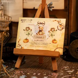 120 piece vintage sticker pack featuring plants, flowers, animals, various fairy tale patterns in a retro minimalist style, made PET waterproof material, self adhesive, suitable DIY journals, scrapbooks, note decoration