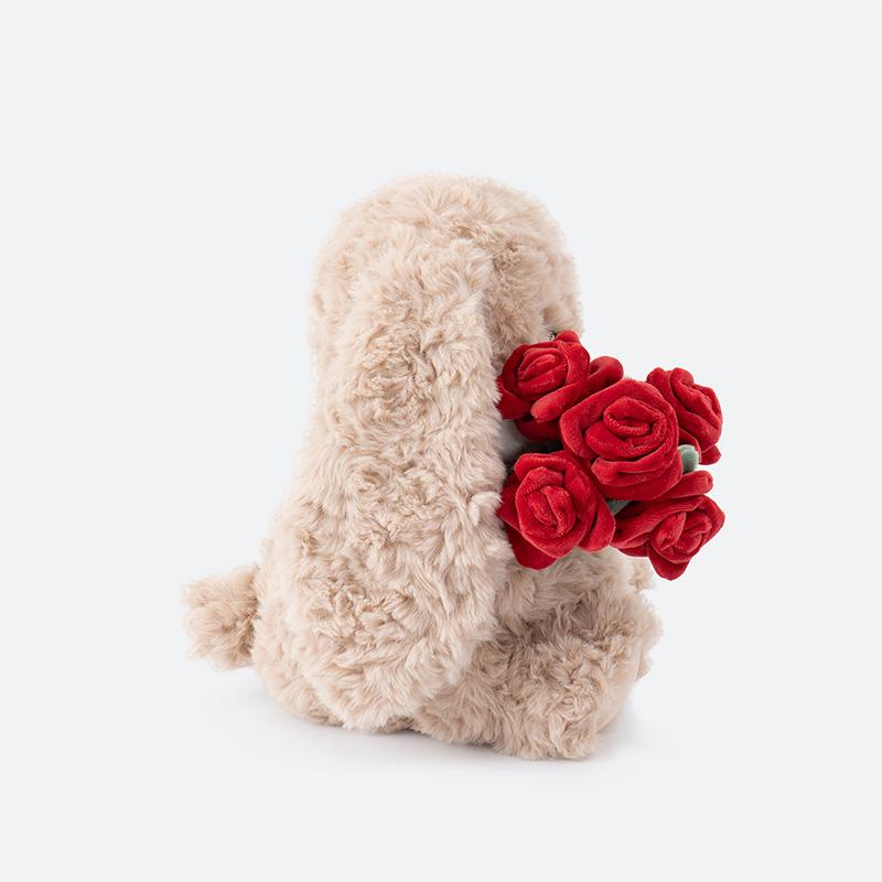 【ZEIO TOYS】RoseDiuDiu  plush toy rabbit doll cute rabbit baby doll soothing doll for boys and girls birthday gift, holiday gift, gift for giving cat hunting Cool Drop