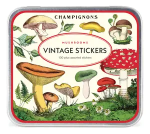 Mushroom Stickers Tin