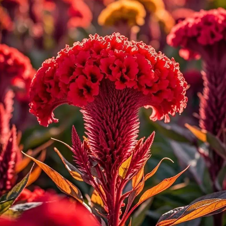 300+ Celosia Seeds - Non-GMO Vibrant Cockscomb Flowers for Bold Garden Displays, Borders, and Pollinator Spaces