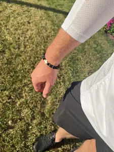 Beaded Cross Bracelet