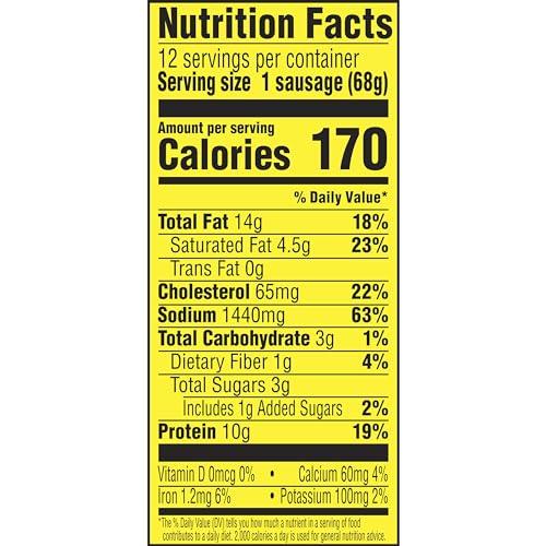 Penrose Big Mama Pickled Sausages, 2.4 Ounce, 12 Pack