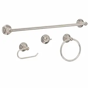 700 Series 4 Piece Satin Nickel Bathroom Hardware Set
