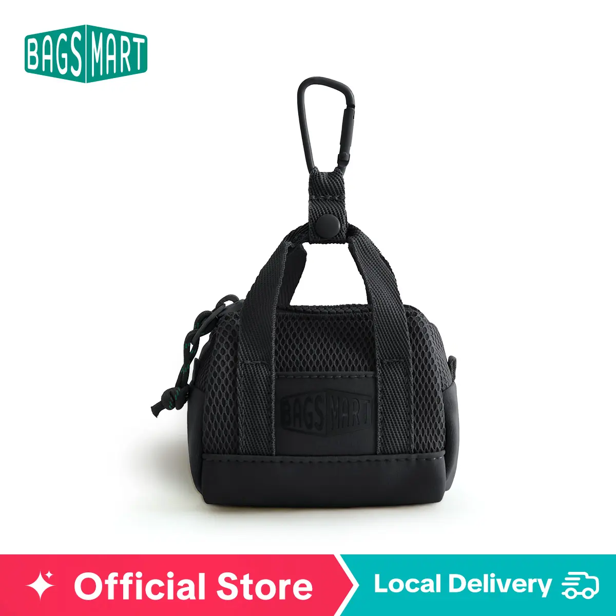 しまりすさま　ノベルティpromised bag BAGSMART Reiki Mini Duffle bag Cute Keychain,Zipper for Key Card