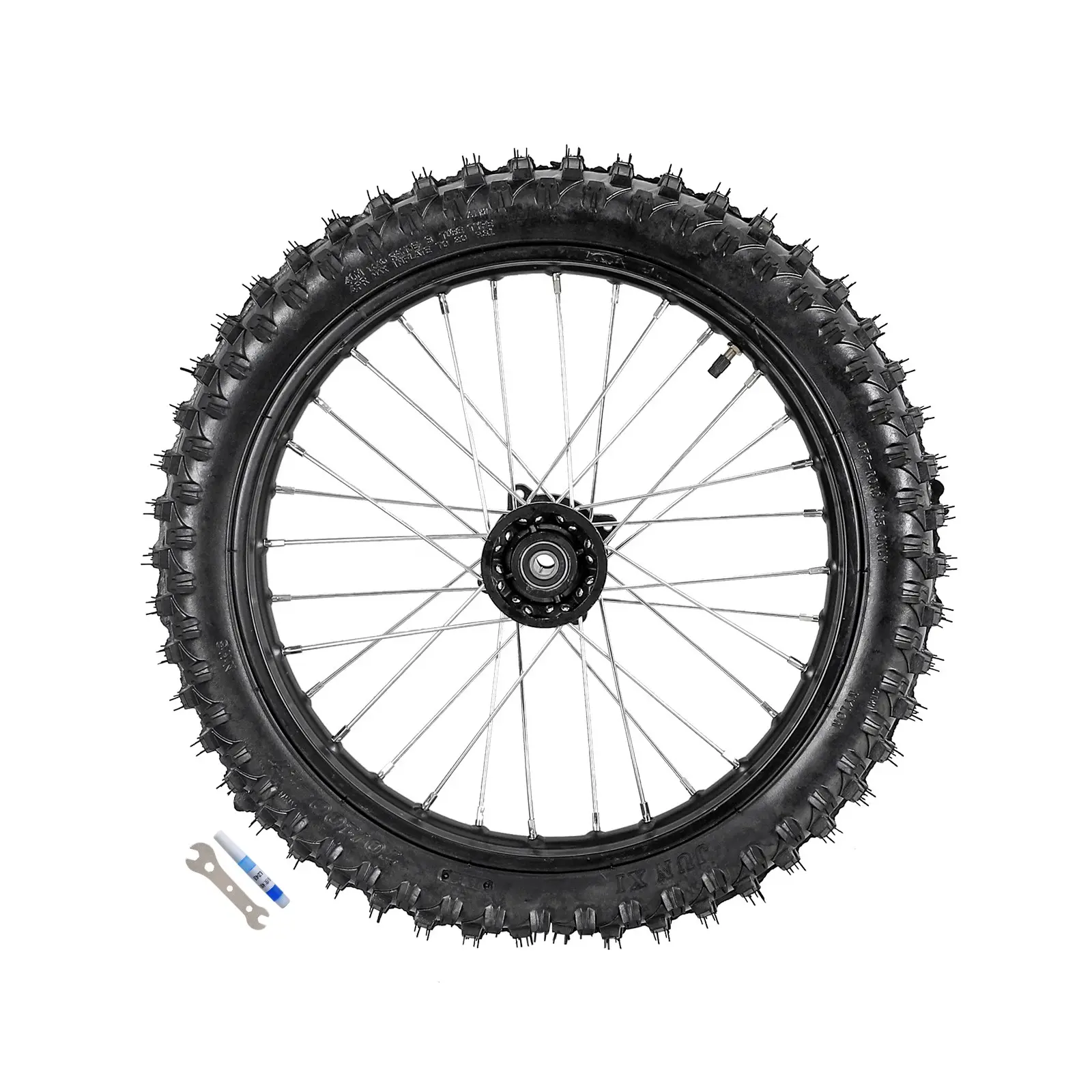 17" Front / 14" Rear Tire Wheel Set – 70/100-17 & 90/100-14 – Fits 125cc 140cc 150cc Pit Bikes