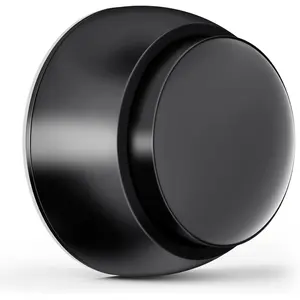Door Stopper Wall Protector with Silicone Head, Aluminum Door Knob Wall Protector, Spring Shock Absorption Technology, 1.65" Door Stoppers for Wall, Adhesive Installation or with Screw