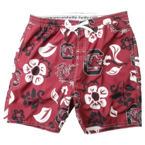 South Carolina Gamecocks Men's Floral Swim Trunk
