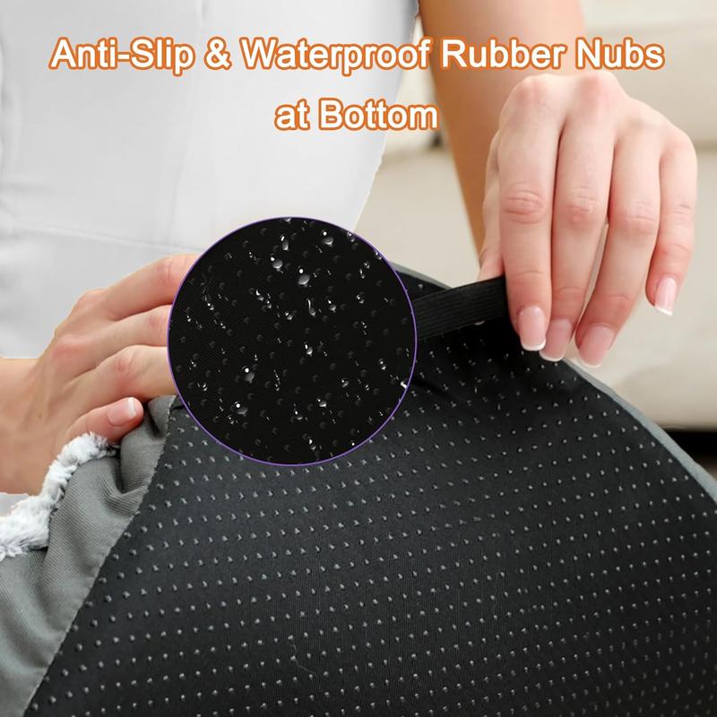 POCBLUE Gray L Dog Bed Ultra-Soft Comfortable Anti-Slip Pet Bed for All Seasons Seasonal Comfort Ultra-Plush Non-Skid Bottom