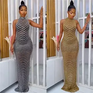 Hey Fashion Queens! 2025 New A-Line Evening Dress - Hot Diamond Embroidery, Stand-up Collar & Sexy Open Back | Figure-Hugging for Christmas Galas! Hot Search: Holiday Evening Dress #FestiveGlam #DiamondEmbroideryDress #SexyBackStyle