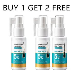 5% Minoxidil Hair Growth Scalp Massage spray bottle,Professional Hair Care Minoxidil