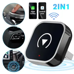 Wireless CarPlay Adapter Plug Play for iPhone-Android, Convert Wired to Wireless CarPlay, Fast Stable Connection, Compatible with Built-in CarPlay Cars,for Valentine’s Day Gift