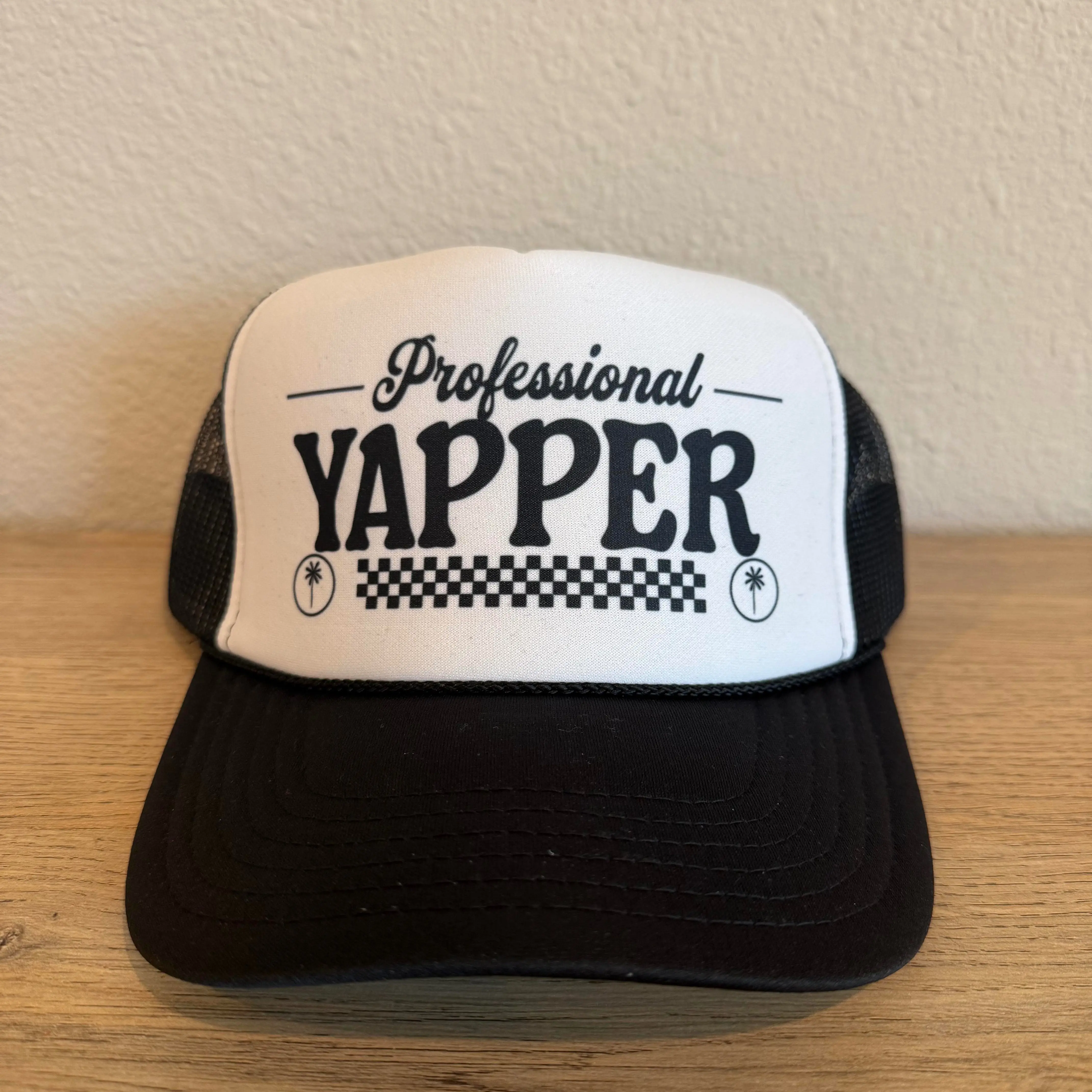Funny trucker hat professional yapper