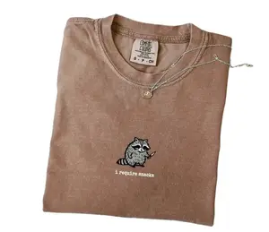 Funny Raccoon Shirt –“I Require Snacks” Cute Animal Graphic Tee, Vintage Washed Style Unisex Shirt, Casual Everyday Outfit -women's shirt, Gift for Men And Women-women's clothing