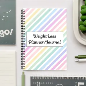 Weight Loss Planner and Journal for Women Daily Steps Tracker Running Log Cardio Tracker and Fitness Log Book