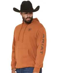 Ariat Men's Men'S Logo Graphic Hooded Sweatshirt Tall - 10062669-Tll