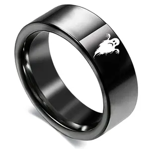 Halloween, Christmas, Black Friday Ghost Ring – Vintage Titanium Steel Unisex Stainless Steel Ring Z243