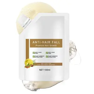 Anti Hair Fall Shampoo for Women & Men, Thickening Hair Care Shampoo with Botanical Extracts, Volumizing, Moisturizing, Dandruff & Oil Control, Travel Size Portable Shampoo for Daily Scalp Care, 100ml